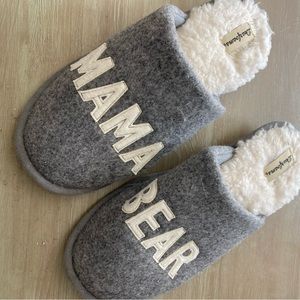 Mama bear slippers